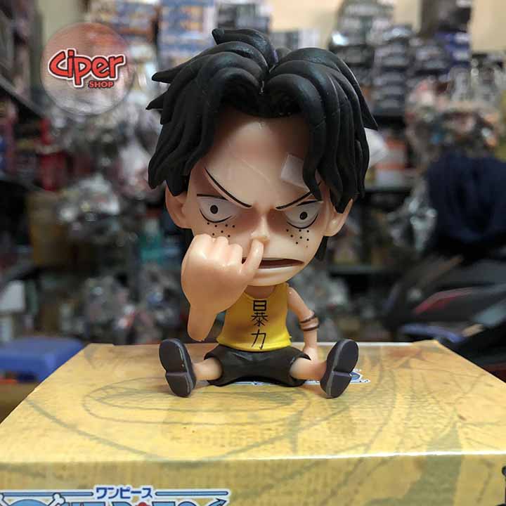 Mô hình Ace ngoáy mũi - Mô hình One Piece