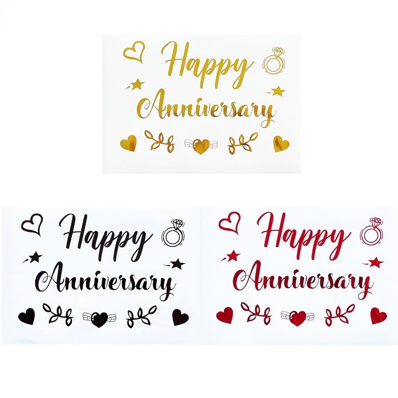 Bộ 15 Miếng Dán 18-36&quot; Trong Suốt Dùng Trang Trí Tiệc Cưới