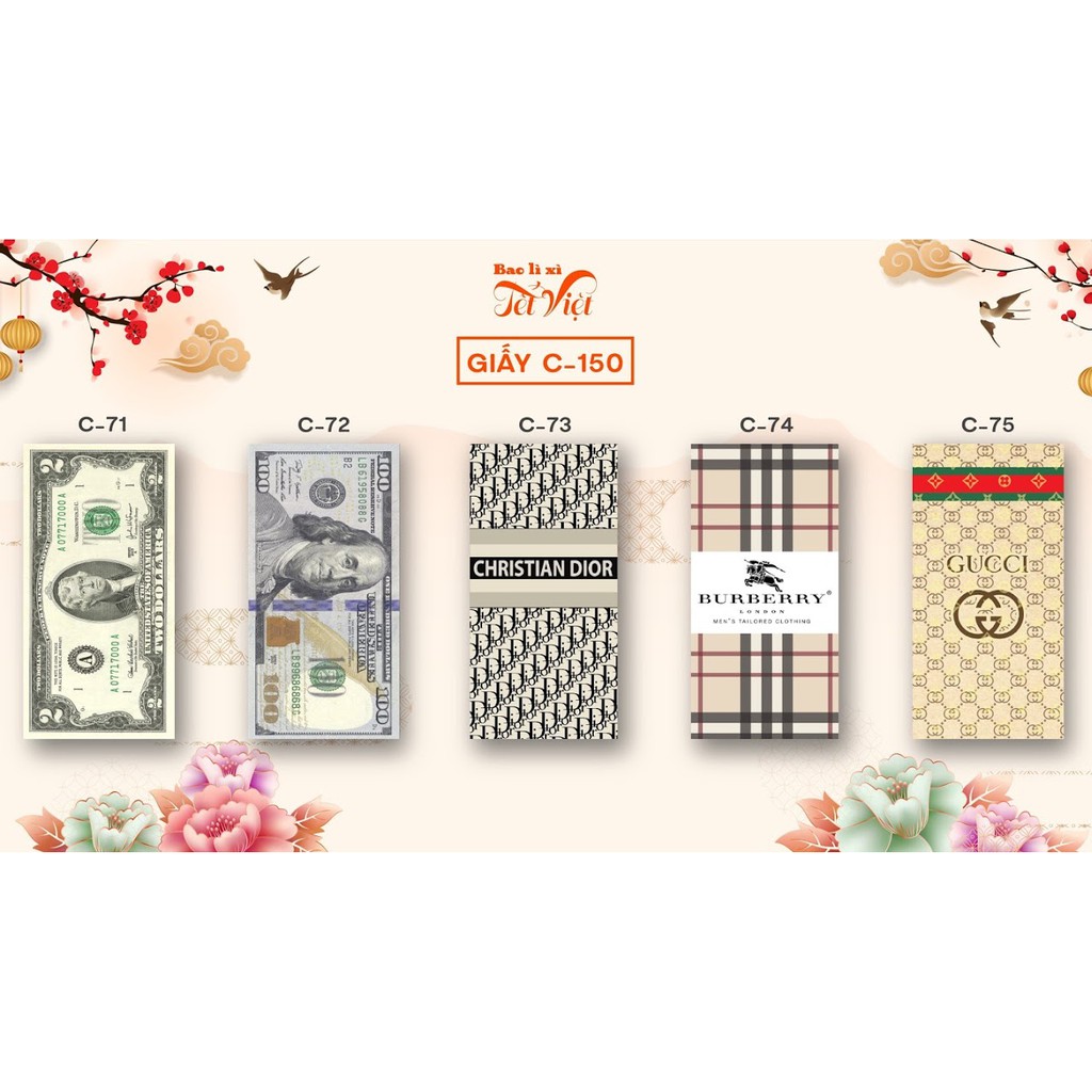 Combo 50c Bao Lì Xì Tết 2021 Đóng Túi Sẵn / 1 TÚI 10c - Cực đẹp - Có Chọn Mẫu