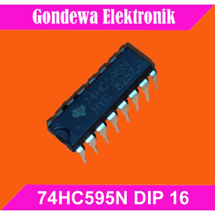 Cần Gạt Số 74hc595n 74hc595 8-bit Dip 16 Pin Chuyên Dụng