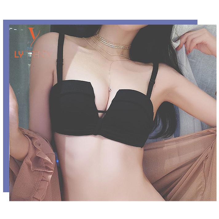 Áo ngực không gọng cúp ngang, rãnh V, nâng đẩy tạo khe, áo lót không dây LYTRENDY AQ10 | BigBuy360 - bigbuy360.vn