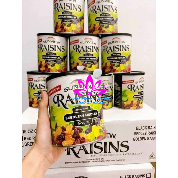 [Hàng Chọn Lọc]Nho Khô Raisins 425gr hàng tặng bao sịn.