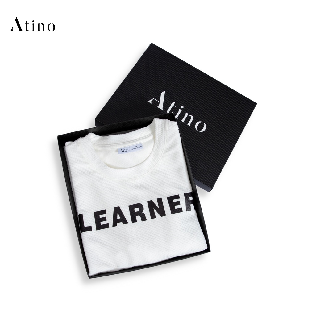 Áo nỉ thun dài tay nam LEARNER ATINO vải thun cao cấp chuẩn form AN0502