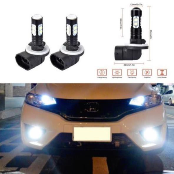 Đèn LED 881 10SMD Thấu Kính Siêu Sáng Chuyên Dụng Cho Xe Ôtô - Đèn Gầm, Sương Mù