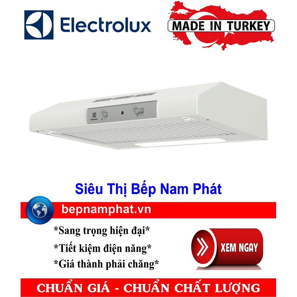 Máy hút mùi cổ điển 70cm Electrolux EFT7041W nhập khẩu Thổ Nhĩ Kỳ