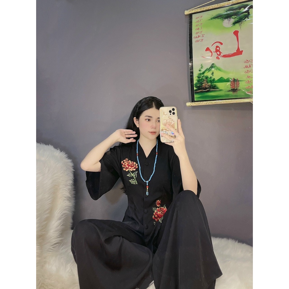 đồ lam đi chùa cao cấp,đồ thời trang,chất liệu vải nhẹ nhàng mát không nhăn,đồ lam ,đồ phật tử