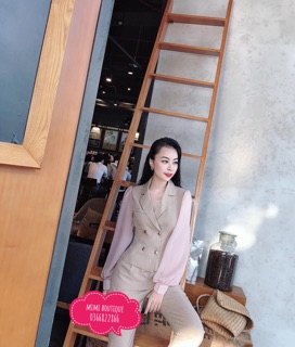 SET VEST TAY BỒNG