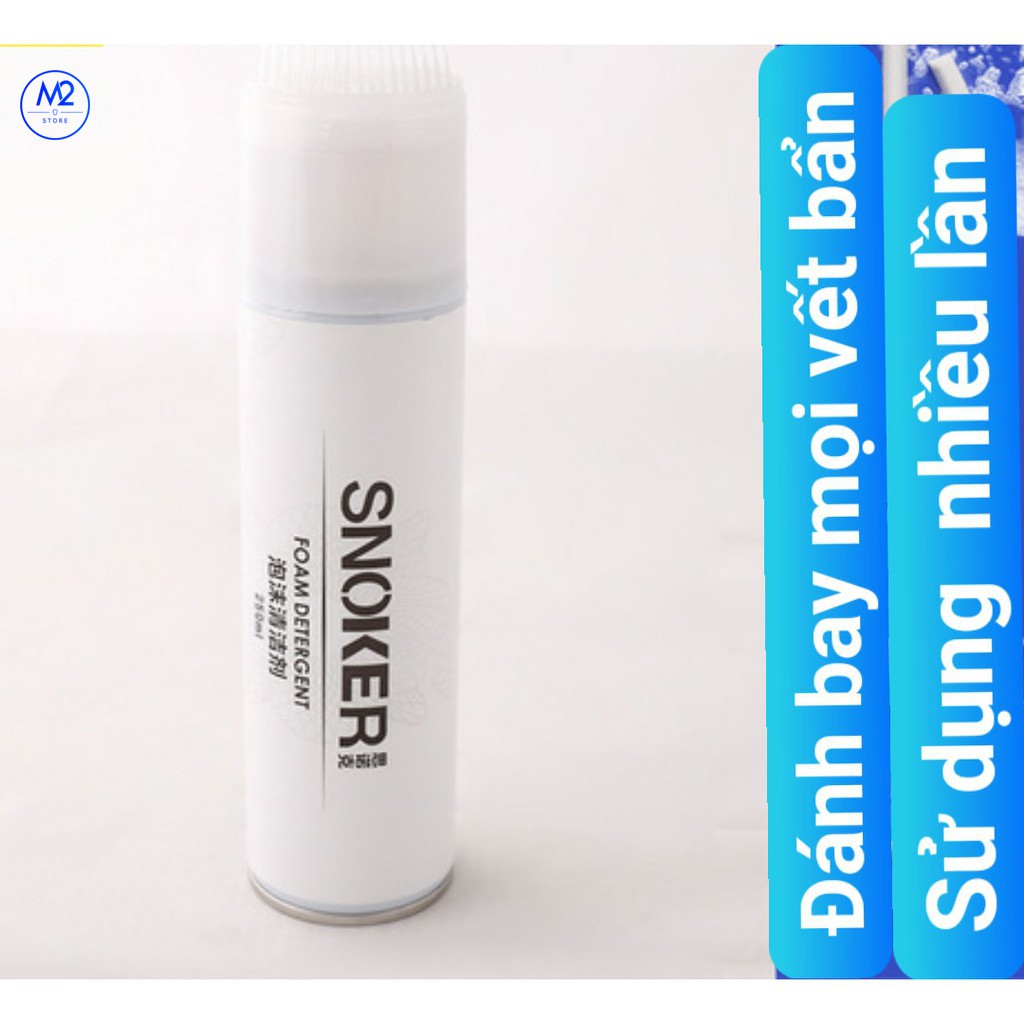 Chai xịt vệ sinh giày snoker tạo bọt sneaker 300ml đập tan mọi vết bẩn (VSG12)