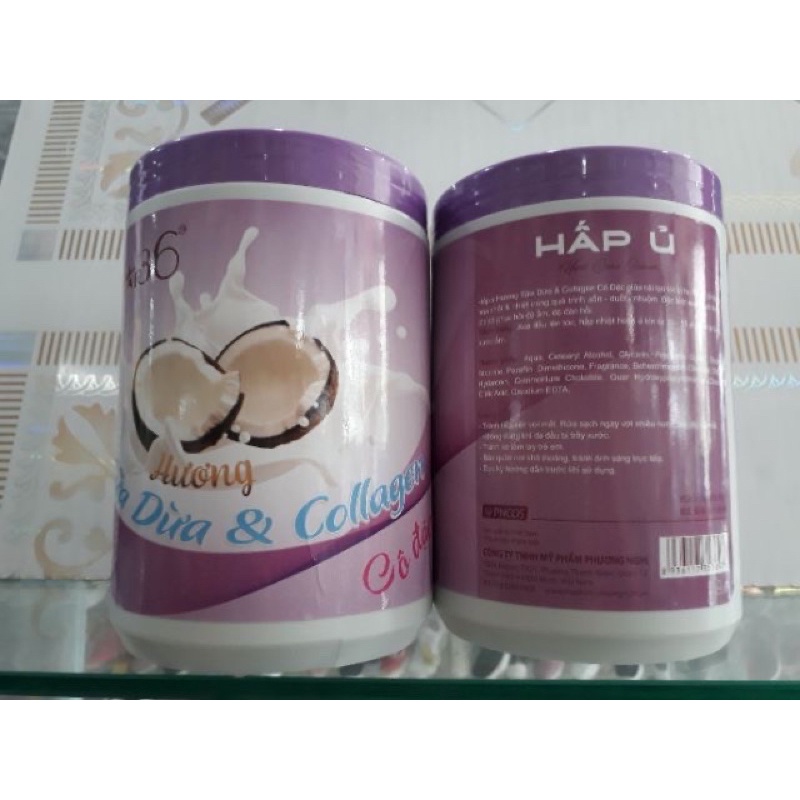 Kem ủ tóc hương sữa dừa và collagen 1000ml