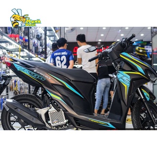 Ten rời xe vario 150 xanh đen new