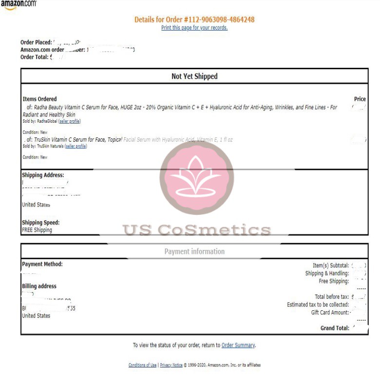 Tinh Chất Sáng Da Mờ Thâm Radha Beauty Skincare Vitamin C Serum 60ml