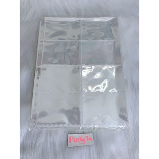 Trang Sheet A4 8 ngăn MeeT/MeeTYX Trong Suốt - 11 Lỗ của Trung