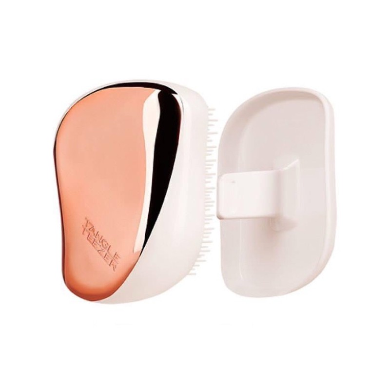 <Hàng chính hãng> Lược gỡ rối Tangle Teezer Compact Ivory Rose Gold