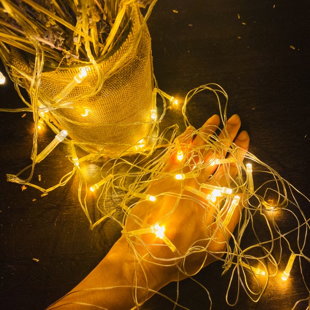 BỘ 2 DÂY ĐÈN LED 8M 50 BÓNG ĐOM ĐÓM VÀNG NẮNG KHÔNG CHỚP XÀI ĐIỆN | BigBuy360 - bigbuy360.vn