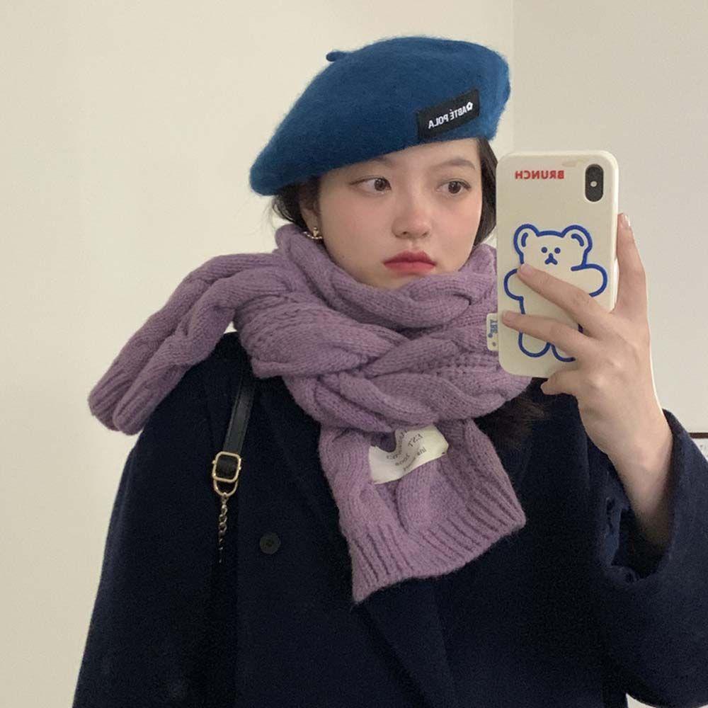 Mũ Beret Màu Sắc Nhã Nhặn Thoáng Khí Dành Cho Nữ