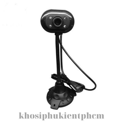 Webcam Chân Cao Có MicLOẠI 1Dùng Cho Máy Tính_Lap Top Có Tích Hợp Mic Và Đèn Led Trợ Sáng - BH 06 THÁNG