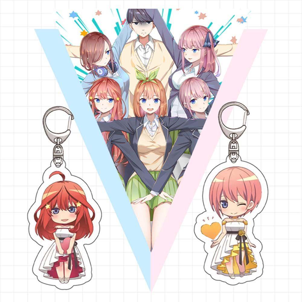 Móc Chìa Khóa Hình Nhân Vật Yotsuba Itsuki Gotoubun No Hanayome Hoạt Hình Anime The Quintessential Quintuplets AVALENTINE