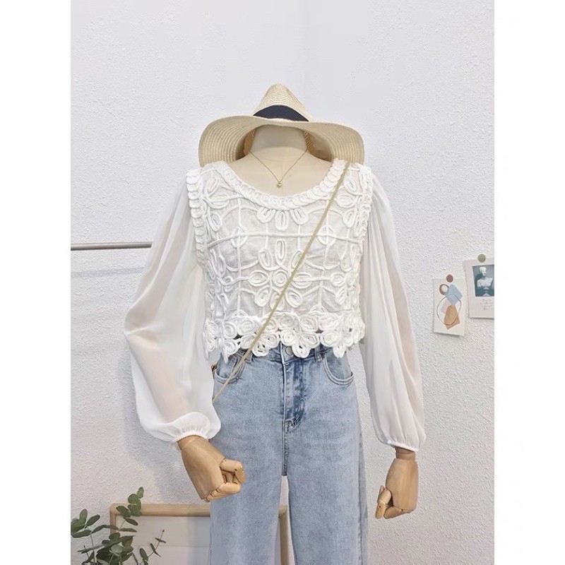 ÁO CROPTOP CÁCH ĐIỆU VINTAGE HÀNG ĐẸP GIÁ RẺ 🥰