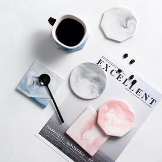 Lót đế cốc bằng sứ hình vân đá cao cấp