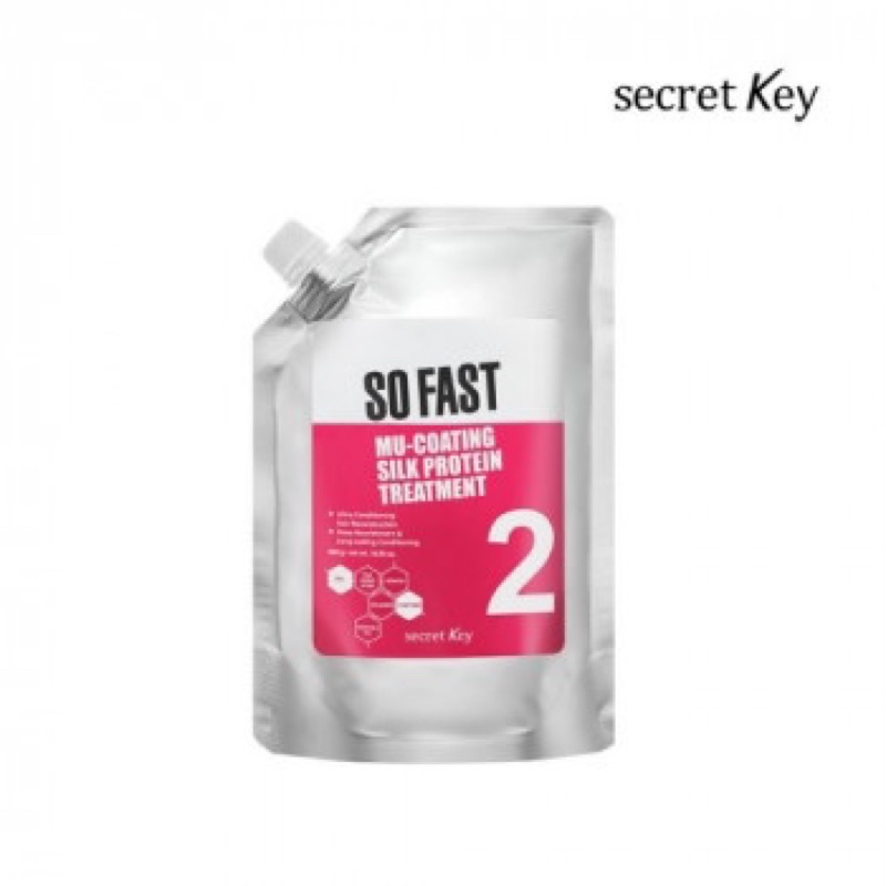 Kem ủ tóc Secret Key So Fast Mu-Coating Silk Protein Treatment