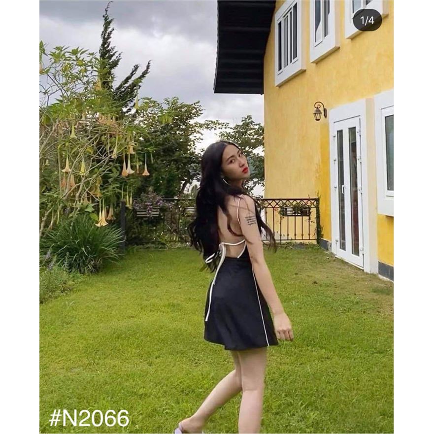 [ẢNH THẬT TRÃI SÀN] ĐẦM DÂY HỞ LƯNG SANG CHẢNH - ORGAN MINI DRESS | BigBuy360 - bigbuy360.vn