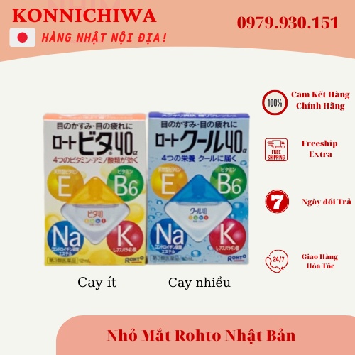 Hàng có bill - Nhỏ mắt rohto