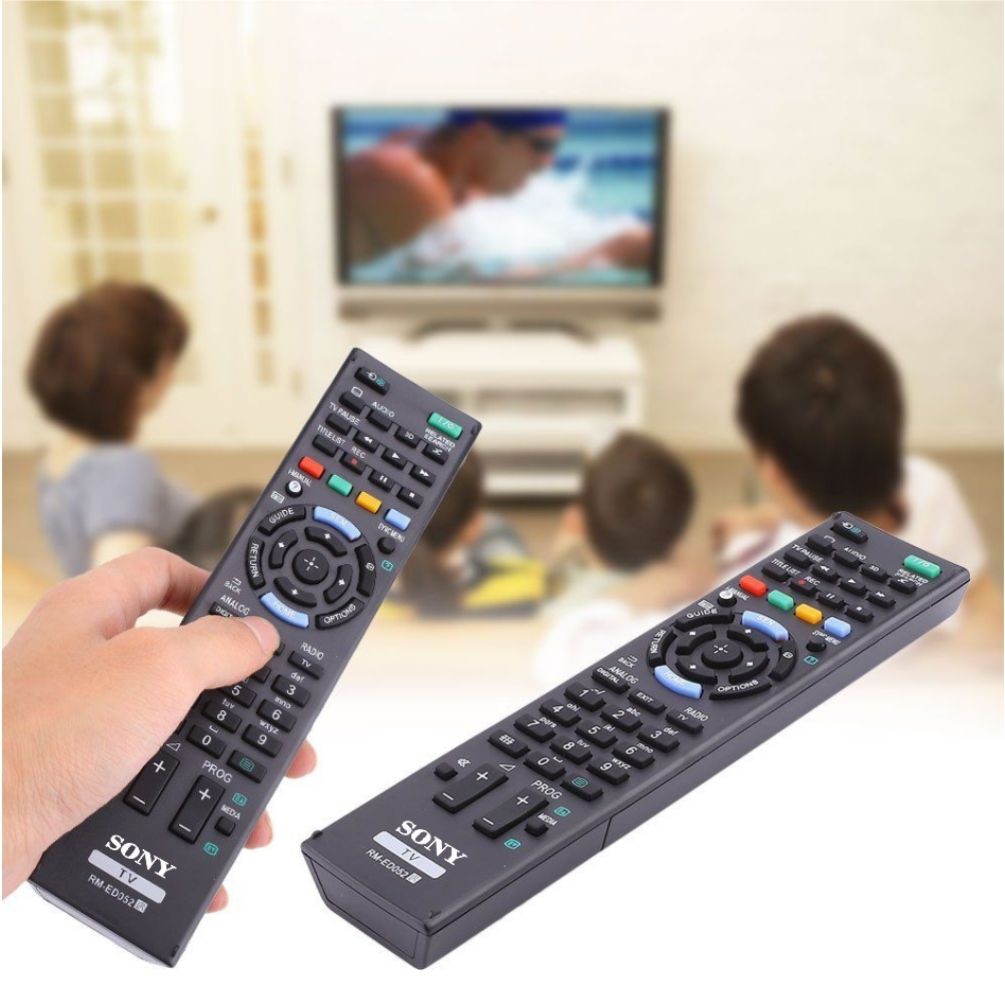 Điều khiển đa năng dành cho TV SONY các dòng LCD, LED, Smart TV (chuẩn) khuyến mãi đôi Pin