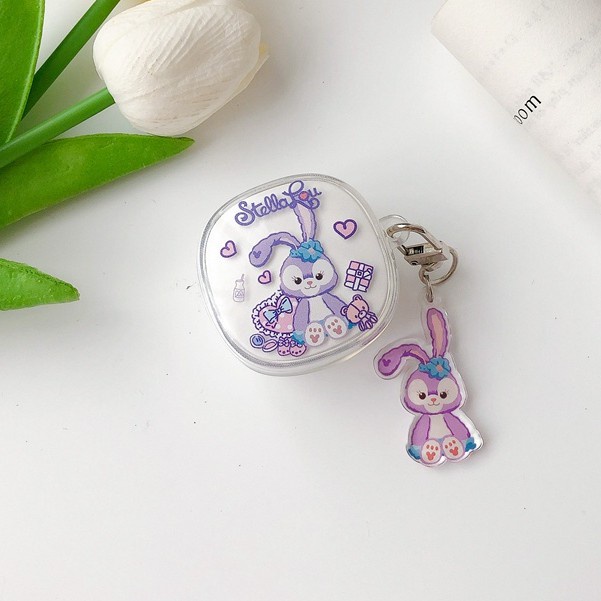 Vỏ Bảo Vệ Hộp Sạc Tai Nghe Airpods Bằng TPU Mềm Trong Suốt Họa Tiết Hoạt Hình Dễ Thương Kèm Móc Khóa Baseus Wm01 Tws
