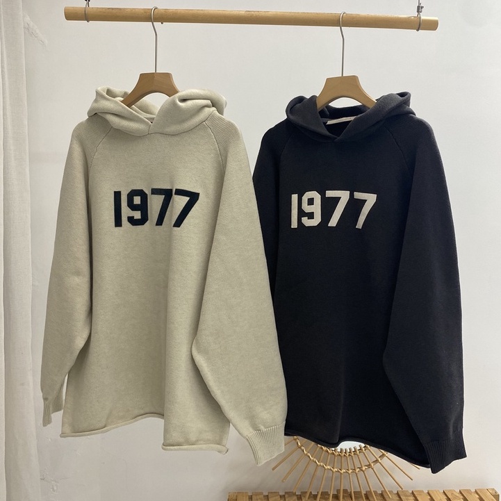 ⚡️[Best Quality] - Áo Hoodie Fear of God Essentials Knit 1977 Pullover Hoodie, áo hoodie len FOG ESSENTIALS