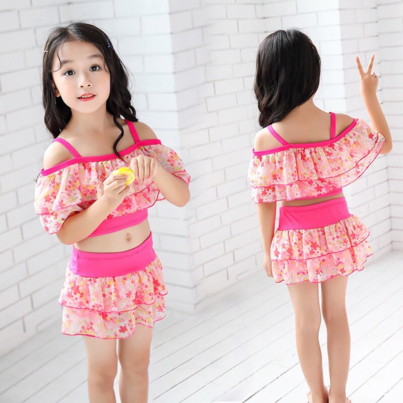 Bikini Đồ Bơi Đi Biển Áo Tắm Trẻ Em Hai Mảnh | BigBuy360 - bigbuy360.vn