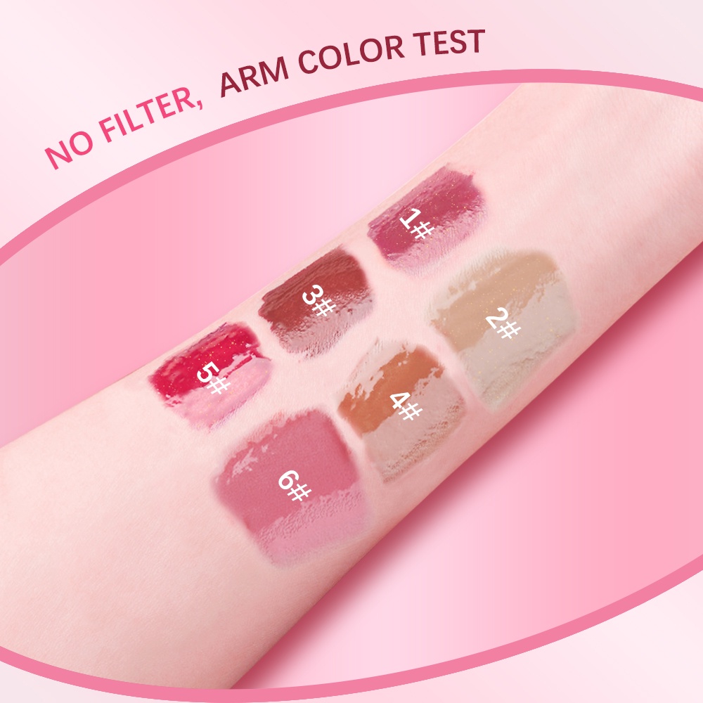 Serum Chứa Vitamin E Giúp Môi Căng Mọng Sáng Bóng 6 Màu Tùy Chọn