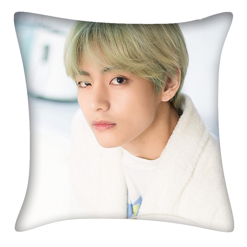 1 Gối Ôm Nhồi Bông In Hình Bts Jimin Kích Thước 40x40cm Cho Fan Bts Jimin