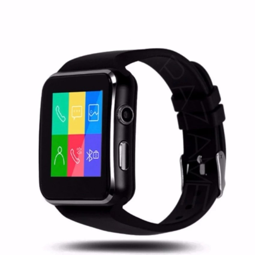 Đồng hồ thông minh Smart Watch X6 màn hình cong ( đen)