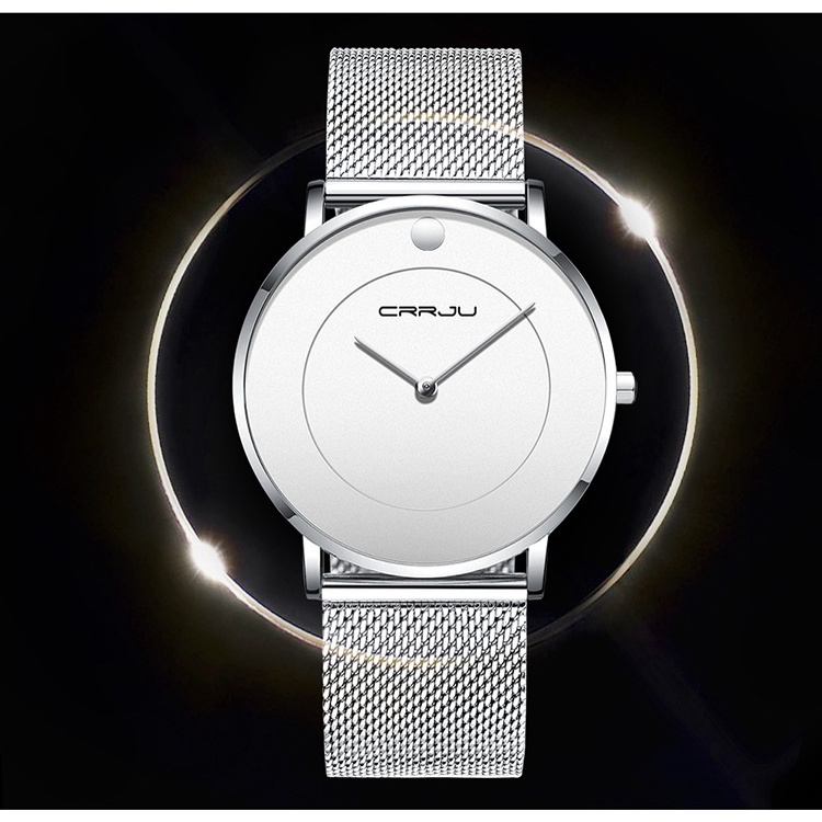 Đồng hồ Quartz CRRJU 2106 XM thép không gỉ kháng nước dành cho nam