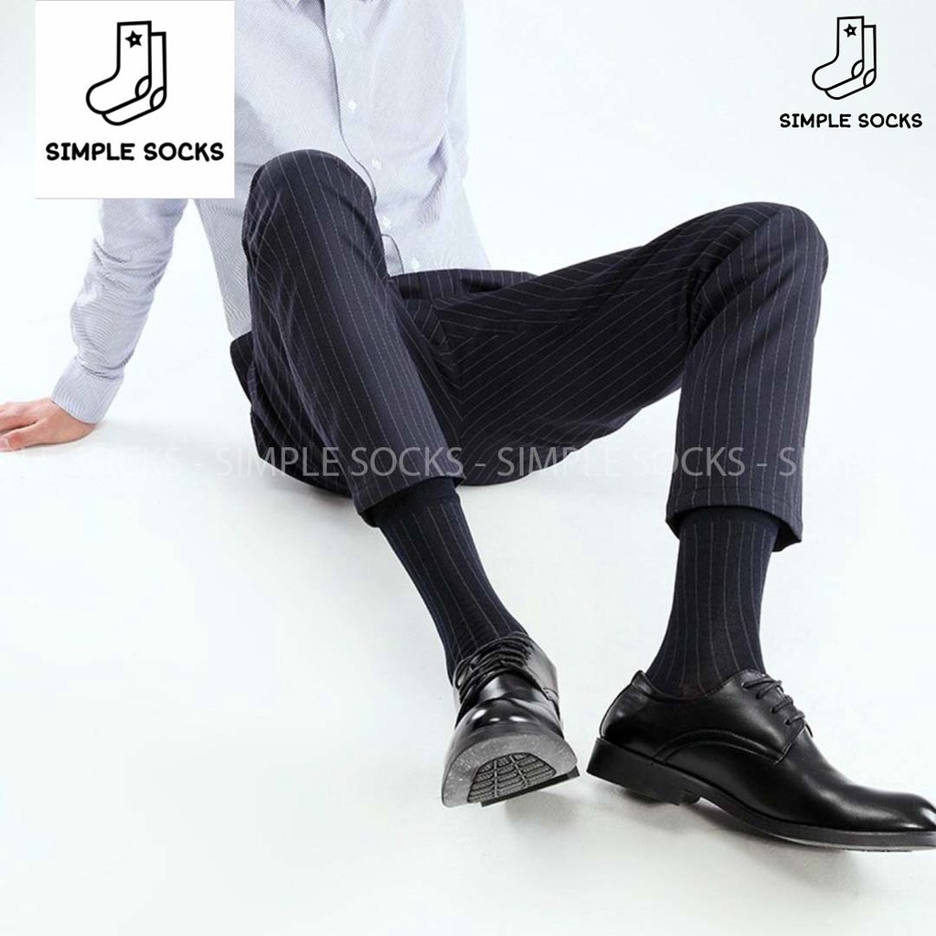 COMBO Vớ Giày Tây SIÊU ĐẸP - Tất công sở trơn Basic và họa tiết đẳng cấp quý phái phong cách Châu Âu