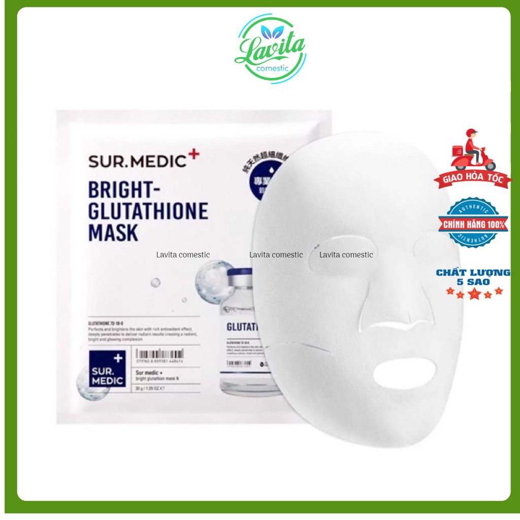 Mặt Nạ Trắng Da Sur.Medic Bright Glutathione Mask