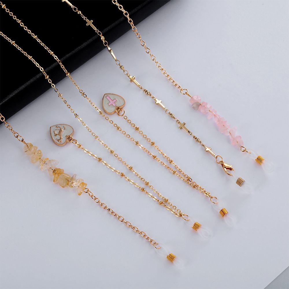 Dây Đeo Mắt Kính Thời Trang Dành Cho Nữ|Giá Đỡ Mắt Kính Xỏ Hạt Độc Đáo Tiện Dụng