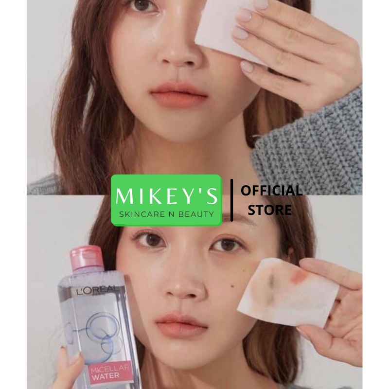 Nước tẩy trang Loreal Paris 3 in 1 Micellar Water, nước tẩy trang cho da dầu da khô da nhạy cảm 400 ml | BigBuy360 - bigbuy360.vn