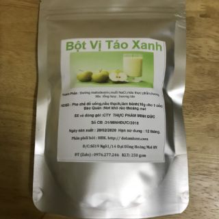 Bột vị táo xanh pha trà sữa 250gam