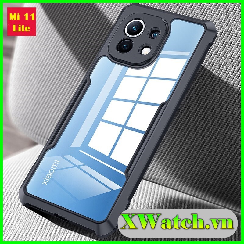 Ốp lưng chống sốc chống va đập cho Xiaomi Note 11 pro Mi11T Mi 11 lite Note 10 5G Note 10 pro Mi 11T pro (Đen /Xanh /Đỏ)