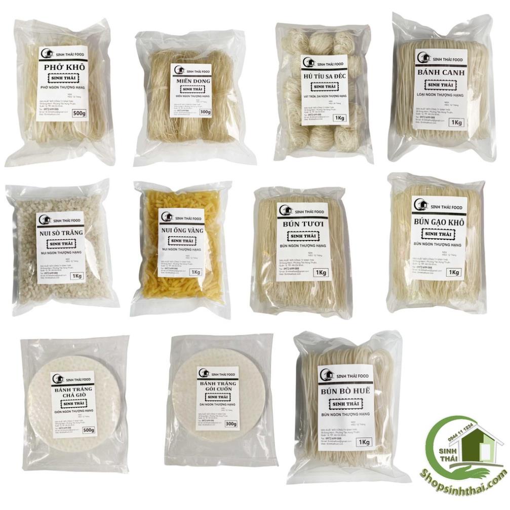 Hủ tíu, phở khô, bún tươi, miến dong Sinh Thái Food - Chọn loại