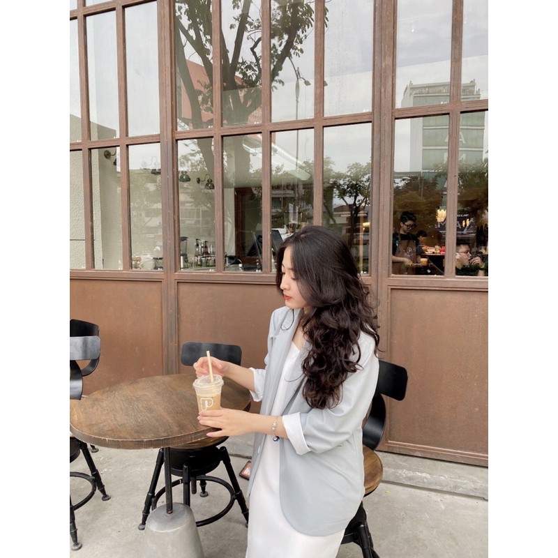 Áo blazer 2 lớp thiết kế form rộng Ma Vie | BigBuy360 - bigbuy360.vn