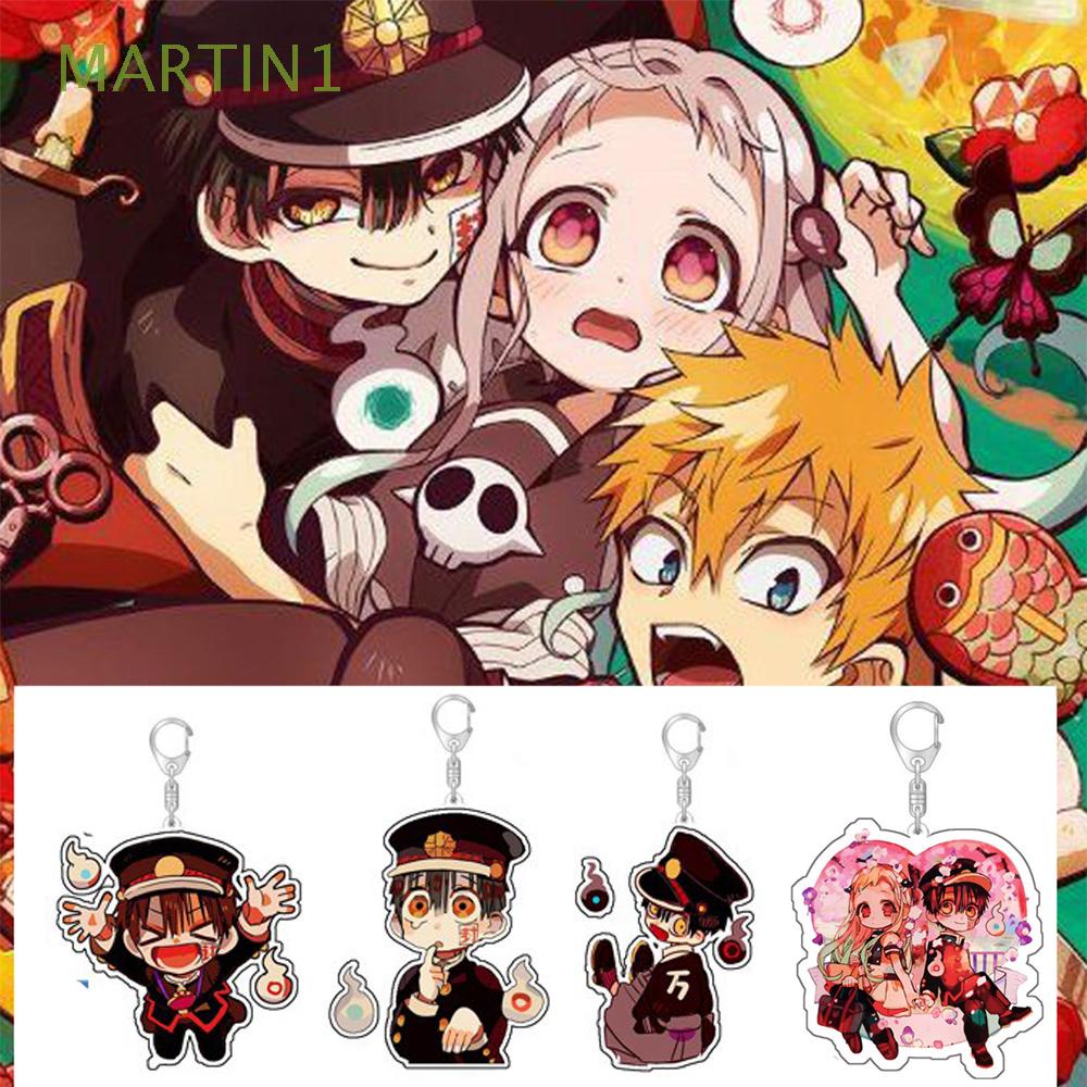 Móc khóa hình nhân vật Jibaku Shounen Hanako-Kun Yahiro Nene trong anime có 13 kiểu dáng tùy chọn