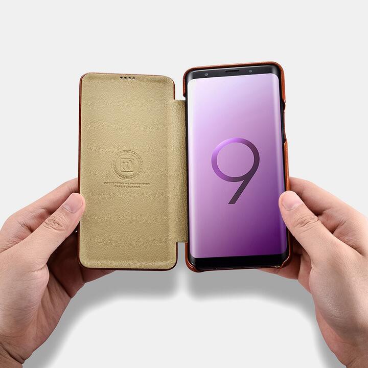  BAO DA CHÍNH HÃNG ICARER SAMSUNG S9 PLUS (DA THẬT) CAO CẤP