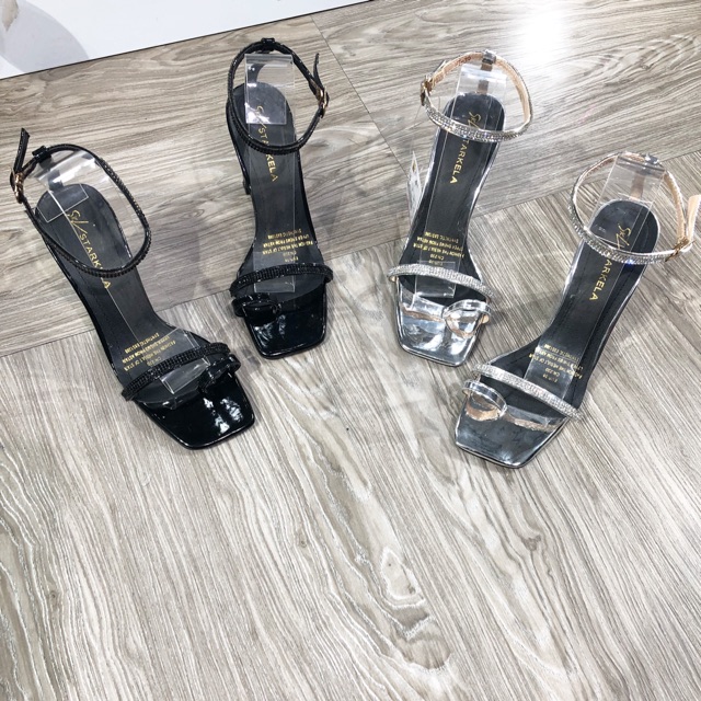 Sandal quai mảng full đá