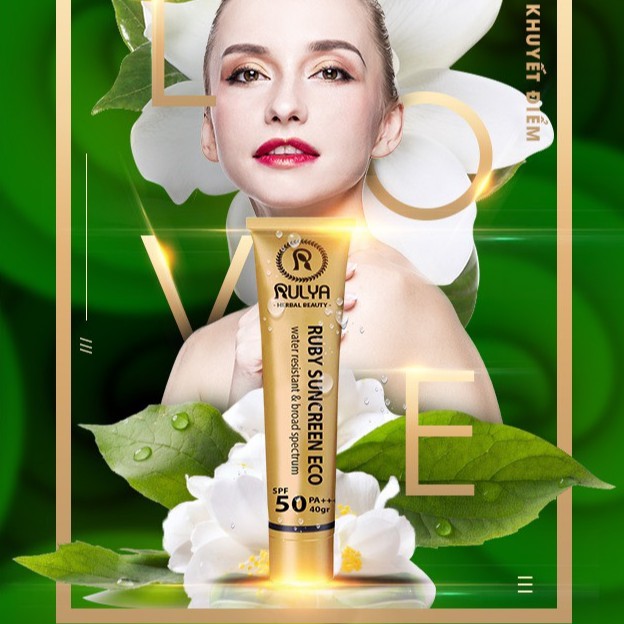 [GIÁ GỐC] Kem Che Khuyết Điểm RULYA RUBY SUNCREEN ECO Cao Cấp An Toàn Cho Da | BigBuy360 - bigbuy360.vn