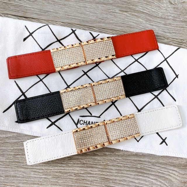 Đai váy đính đá bản 3cm