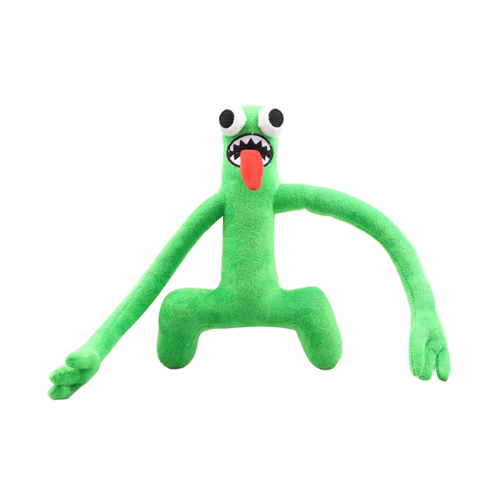 【Quick Delivery】Rainbow Friends Plush toys Trò chơi hoạt hình búp bê màu xanh nhân vật phản diện màu xanh lá cây búp bê khủng long chân dài quà tặng sinh nhật cho trẻ em