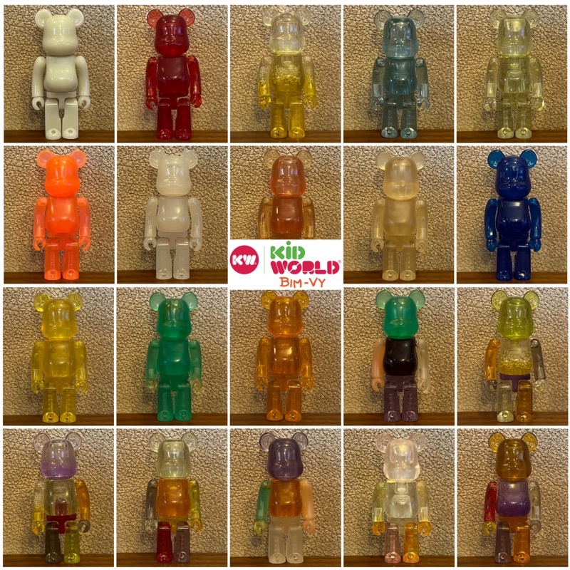 Chú gấu &quot;bụng phệ&quot; Bearbrick 100% Jelly Bean. MS: 01.