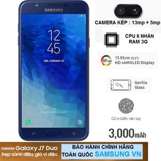 Điện thoại Samsung Galaxy J7 Duo - 3GB RAM, 32GB, 5.5 inch